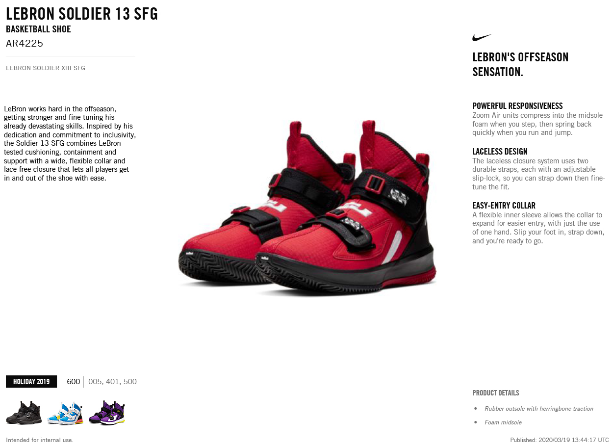 Lebron soldier 13 black and red best sale